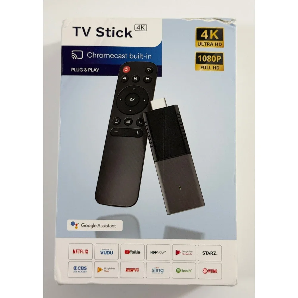 Smart TV Stick 4K UHD Chromecast Built in Android TV Google Assistant Remote‎